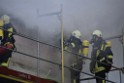 Dachstuhlbrand Koeln Poll Geislarerstr P353